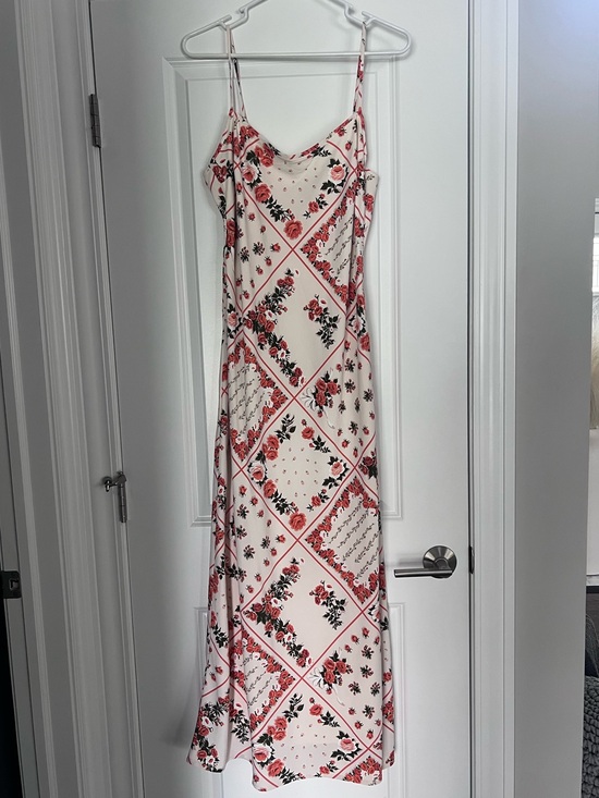 Abercrombie & Fitch Dresses & Skirts - NWT Abercrombie Slip Dress in Cream Pattern Floral Orange Size Medium Tall